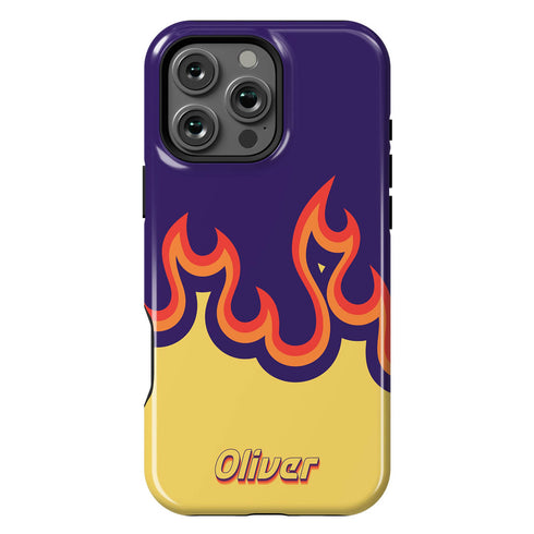 Personalized Cool Flame Effect iPhone Case